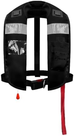 Automatic Inflatable Life Jacket|Life Vest for Adults|PFD Low Profile|Supports up to 330 lbs(ES639720) by morinokawau