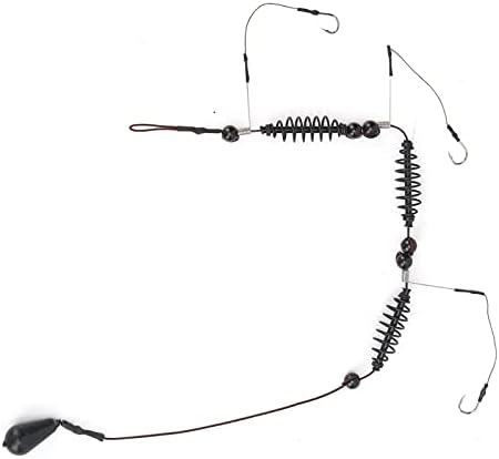 Artificial Lure Fish Hooks Cage 3 Set Trap Basket and Fishing Feeder Tackle Bait Trap Cage Feeder Basket Holder for Carp Spring Fishing with Strong High Carbon Steel Hooks Prevent - Image 6