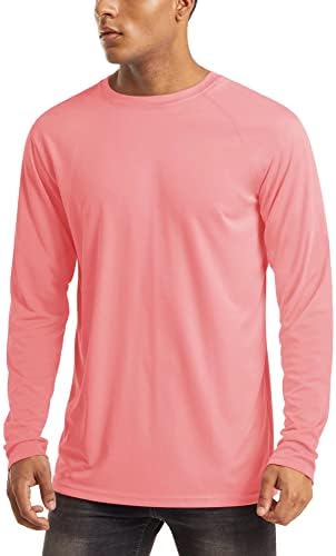 MAGCOMSEN Men's Long Sleeve Shirts UPF 50+ UV Sun Protection Athletic Shirts for Hiking Running Workout Rash Guard by MAGCOMSEN
