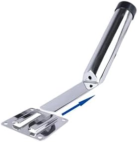 Deck Mount Fishing Rod Holder, Marine Grade Stainless Steel Adjustable Fishing Rod Holders, Support for Marine Boat Yacht - Image 2