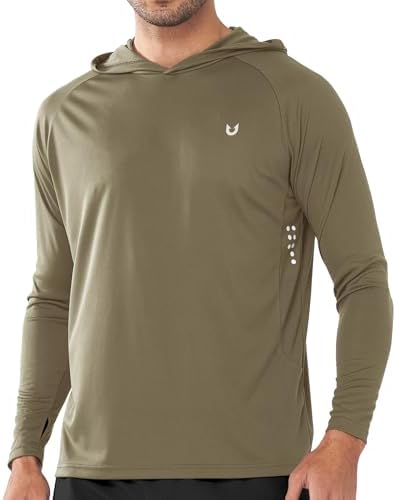 NORTHYARD Men's Sun Hoodie Long Sleeve Fishing Shirts UPF 50+ Rash Guard by NORTHYARD