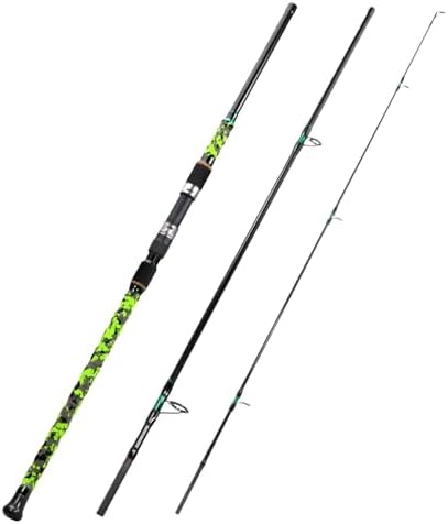 Sougayilang Surf Spinning Fishing Rod Carbon Travel Surf Rod M/MH 3 Piece Spinning Fishing Rod 9'/10'/11'/12' - Image 2