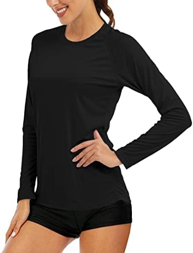 MAGCOMSEN Women's Long Sleeve Shirts UPF 50+ Sun Protection Shirts for Hiking Fishing Workout Rash Guard by MAGCOMSEN