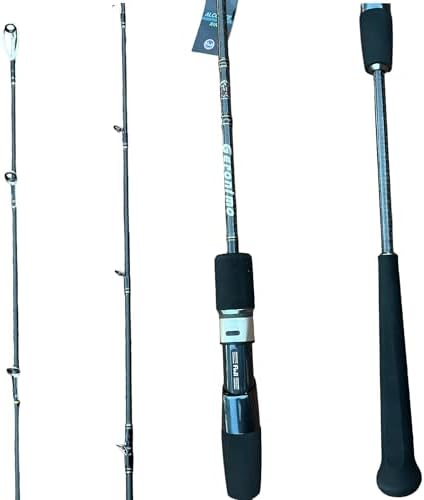 Geronimo PE3 Slow Pitch Jigging Rod 6' - Spiral Wrapped Fuji Guides, Alps Reel Set by Geronimo