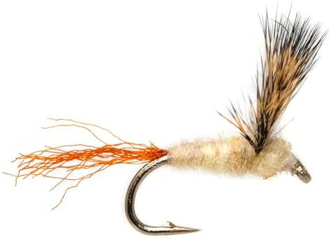 Outdoor Planet 12 Psycho Prince/Anato May/PMX/Parachute Hopper Dry Flies and Nymph Flies for Trout Fly Fishing Flies Lure Assortment - Image 4