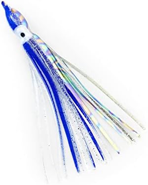 BLUEWING Trolling Squid Skirts Fishing Saltwater 2,3,5,8,12 Inch Octopus Lures 1pcs/5pcs by BLUEWING
