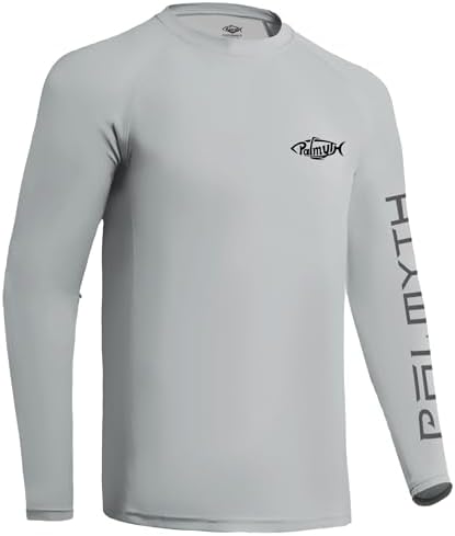 Palmyth Fishing Shirts for Men Long Sleeve UPF 50+ T Shirt Sun Protection - Image 4