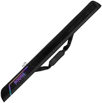 Booms Fishing PB3 6.4ft~8ft Fishing Rod Case, Portable Folded Fishing Pole Case with Two-Way Zippers, 1ft /7.7" Extended Design Fishing Rod Bag, Fit for 2~3 Fishing Poles, 76"~96" by BoomsFishing