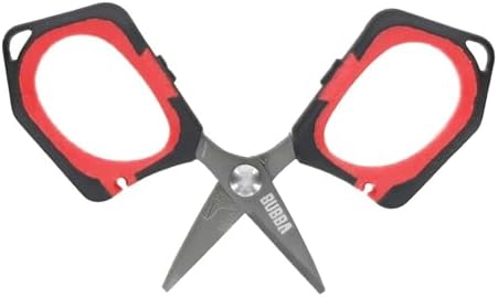Bubba Micro Fishing Shears with Lanyard, Titanium-Nitride Coated Blades, Cuts through Monofilament, Fluorocarbon, and Braided Line, For Fishing - Image 2
