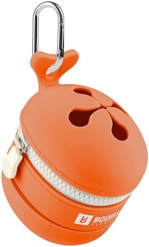 Booms Fishing Portable Trash Pouch: Silicone Expandable & Collapsible Fishing Line Waste Cantainer - ST2 Eco-Friendly Reusable Garbage Holder for Fishing, Hiking, Camping & Outdoor Activities by BoomsFishing