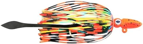No Alibi Alien Jig - Squid Head, 4 oz, Glow Green/Chartreuse Head, Green/Chartreuse Skirt, Chartreuse Squid Paws, 10/0 Hook - Image 2