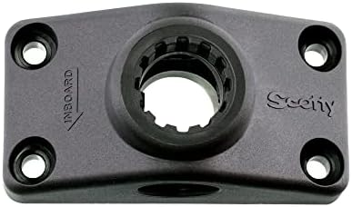 Scotty #241-BK Side Deck Mounting Bracket (Black) by Scotty
