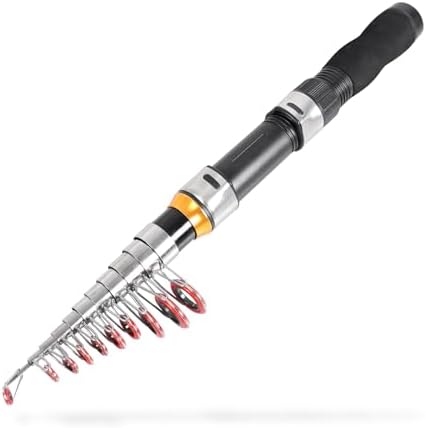 Telescopic Collapsible Extendable Fishing Rod for Saltwater and Freshwater, Lightweight and Compact Design - Image 2