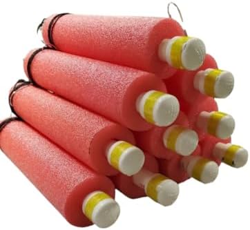 Rhodes Jugs Catfish Noodle Jugs 10 Pack - 7ft braided line - Kayaking - Made in USA - Ready to Go - Lime Green, Red, Blue, Orange, White & Multicolor - Catfish Rig - Catfish Tackle - Catfish Jug Lines by Unknown