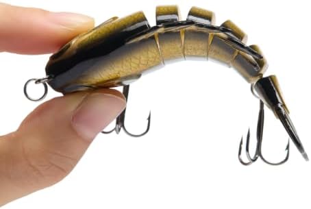 BASSDASH SwimPanfish Multi Jointed Bluegill Bass Fishing Lure Swimbaits - Image 3