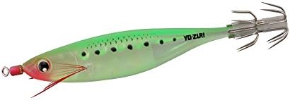 Yo-Zuri A1681-LM Squid Jig Ultra Bait Aurora, Color, Luminous Green, 80mm 3-1/8" by DUEL