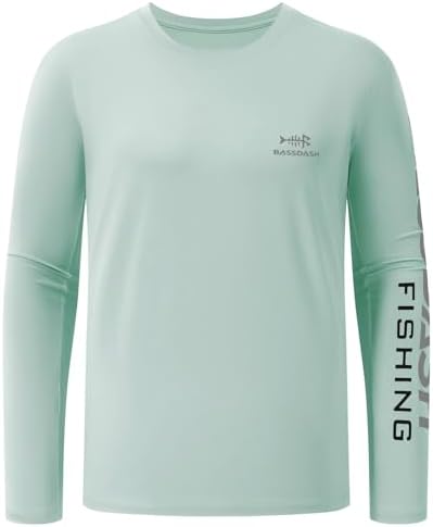 BASSDASH Fishing T Shirts for Men UV Sun Protection UPF 50+ Long Sleeve Tee T-Shirt - Image 6