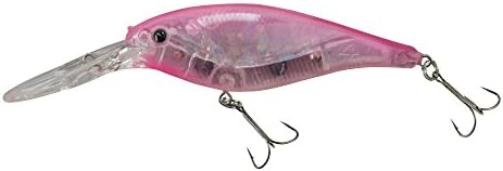 Berkley Flicker Shad Fishing Lure, Flashy Pink, 5/16 oz, 2 3/4in | 7cm Crankbaits, Size, Profile and Dive Depth Imitates Real Shad, Equipped with Fusion19 Hook by Berkley