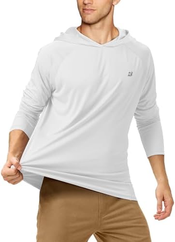 Roadbox Mens Fishing Sun Hoodie, Long Sleeve UPF 50+ UV Protection Shirts - Image 2