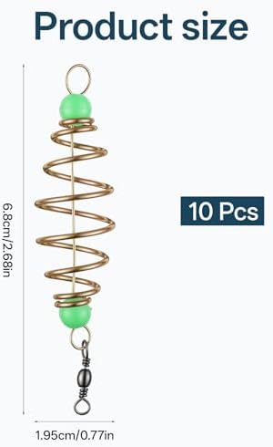10Pcs Luminous Fishing Bait Traps, Portable Trap Cage Feeder - Image 2