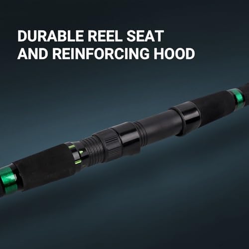 Fiblink 3-Piece Surf Fishing Rod, Portable Travel-Friendly Rod, Spinning/Casting Carbon Fiber Fishing Pole(10’/10’6”/13’) - Image 3