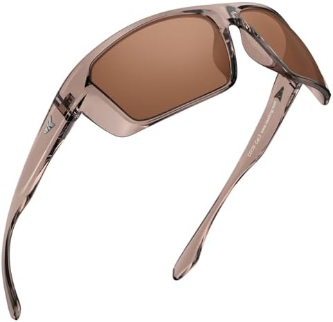 KastKing Huzzah Polarized Sport Sunglasses for Men and Women, Wrap Design by KastKing