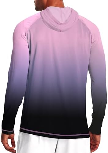 Men's UPF 50+ Sun Protection Hoodie, Long Sleeve Fishing Shirt - Image 2