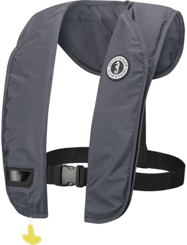 Mustang Survival MD201403191 M.I.T. 100 Manual Inflatable PFD - Admiral Gray by MustangSurvival