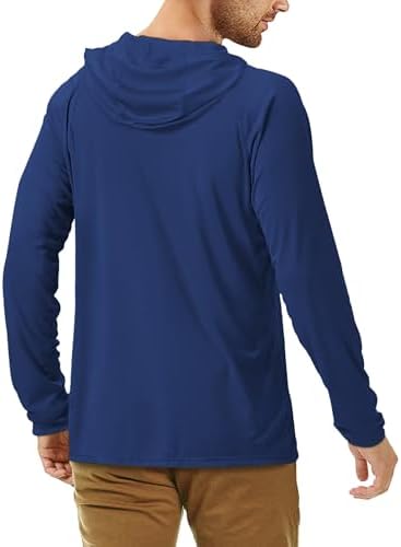 Roadbox Mens Fishing Sun Hoodie, Long Sleeve UPF 50+ UV Protection Shirts - Image 3