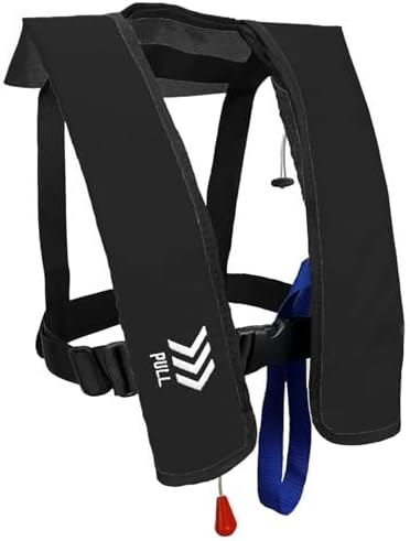Automatic Inflatable Life Jacket|Life Vest for Adults|PFD Low Profile|Supports up to 330 lbs(YSH700) by morinokawau