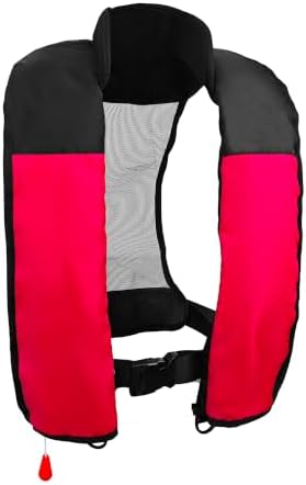 Automatic Inflatable Life Jacket,Preserver PFD for Adults,Life Vest for Adult,Supports Weight up to 330 pounds by NAUTISHIELD