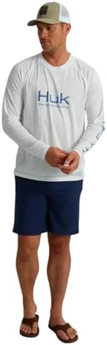 HUK Men's Pursuit Vented Long Sleeve Fishing Shirt (+30 UPF) - Image 3