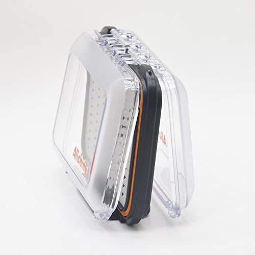 Alichino small fly box for fly files ice jig box fly box for fly fishing (grey foam insert) - Image 4