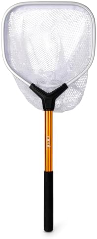 UMT Livewell Bait Net – 8" Deep Mesh Hoop, 12" Non-Slip Foam Grip Handle – Saltwater & Freshwater Fishing by UncleMosTackle