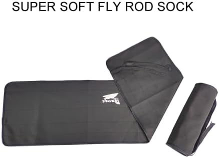 Aventik Neoprene Fly Rod Sock with 5 Compartments Fishing Rod Sleeve - Image 3