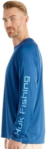 HUK Men's Pursuit Vented Long Sleeve Fishing Shirt (+30 UPF) - Image 2