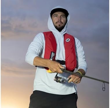 MUSTANG SURVIVAL MIT 100 Convertible A/M Inflatable Life Jacket Red - Image 3