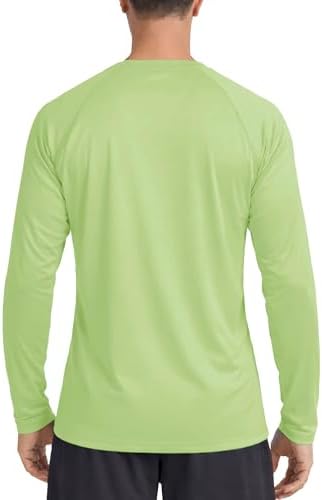 Boladeci Men's UPF 50+ Sun Protection UV SPF Shirts Long Sleeve Lightweight Quick Dry Swim T-Shirts Rash Guard - Image 6