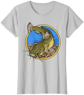 Flathead Catfish Fishing T-Shirt by Hunting+%26+Fishing+Merch