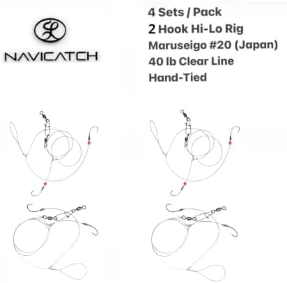 Hi-Lo Rig – Pre-Tied Hooks, PE Line, 4/6 Pack, #13/#16/#20 - Image 2