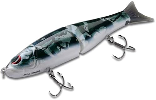 Bassdash SwimShad Glide Baits Jointed Swimbait Bass Pike Salmon Trout Muskie Fishing Lure - Image 6