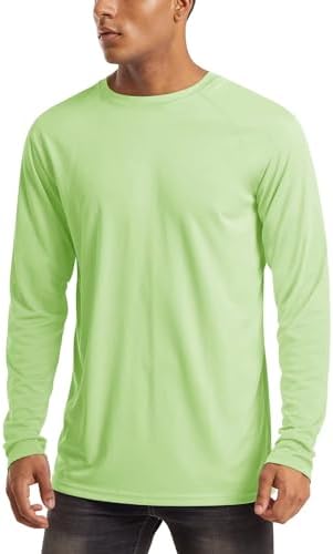 MAGCOMSEN Men's Long Sleeve Shirts UPF 50+ UV Sun Protection Athletic Shirts for Hiking Running Workout Rash Guard by MAGCOMSEN