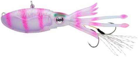 Nomad Design Original Squidtrex Patented Vibrating Fishing Lure - TPE Soft Plastic Lure Bait for Saltwater with Strong BKK Assist Hooks, Fishing Bait that Catches Many Species by NomadDesign