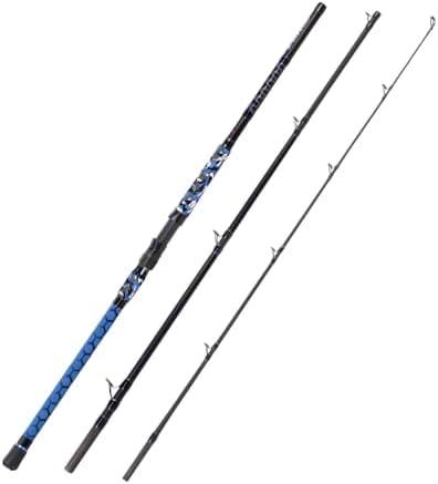 Fiblink Surf Fishing Rod,Portable Spinning Rod & Casting Rod,3/4 Piece Travel Fishing Pole,Carbon Fiber Surf Rod,Stainless Steel Guides with Ceramic Rings,No-Slip Grip(9'/10'/10'6"/12'/15') - Image 2
