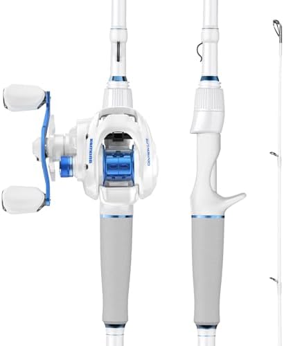 KastKing Centron Lite Fishing Rod and Reel Combo, Baitcaster & Spinning by KastKing