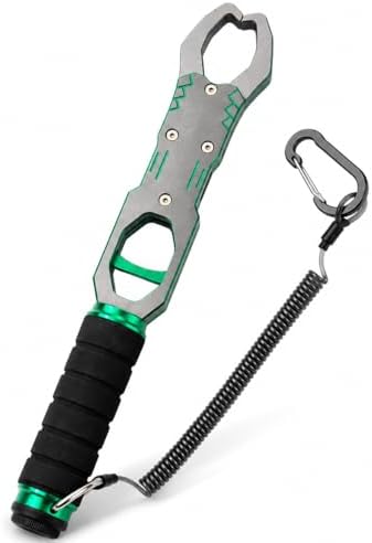 Fish Lip Gripper with Scale, 40LB Fish Grabber, One-Finger Quick Release by Unknown