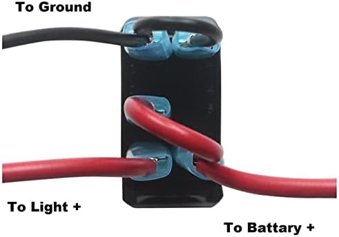 12V 24V Dual RED Led Fridge Rocker Switch with Jumper Wires 5 PIN ON-Off 2 Way Switch for Car Boat Truck RV Camper Motorhome SUV Dashboard Replacement Switch - Image 6