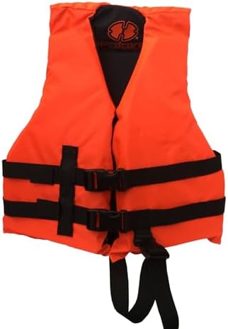 Hardcore Life Jacket Paddle Vest; Coast Guard Approved Type III PFD Life Vest Flotation Device; Jet ski, Wakeboard, Kayak; Ideal Extra Life Jacket for Your Pontoon Boat by Hardcore+Water+Sports
