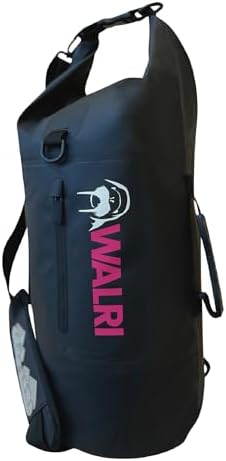 WALRI 20L Waterproof day pack for Sports, Surf, Turf and Dirt (Black) by Unknown