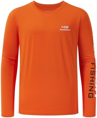BASSDASH Fishing T Shirts for Men UV Sun Protection UPF 50+ Long Sleeve Tee T-Shirt - Image 3